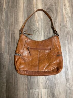 Spikes & Sparrow Brown Leather Shoulder Bag